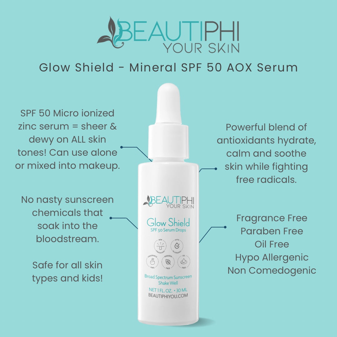 Glow Shield Serum Drops - Mineral Spf 50