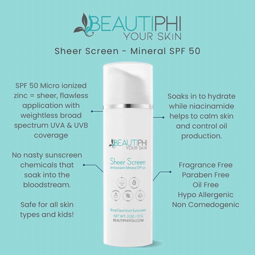 Sheer Screen Antioxidant Mineral Spf 50