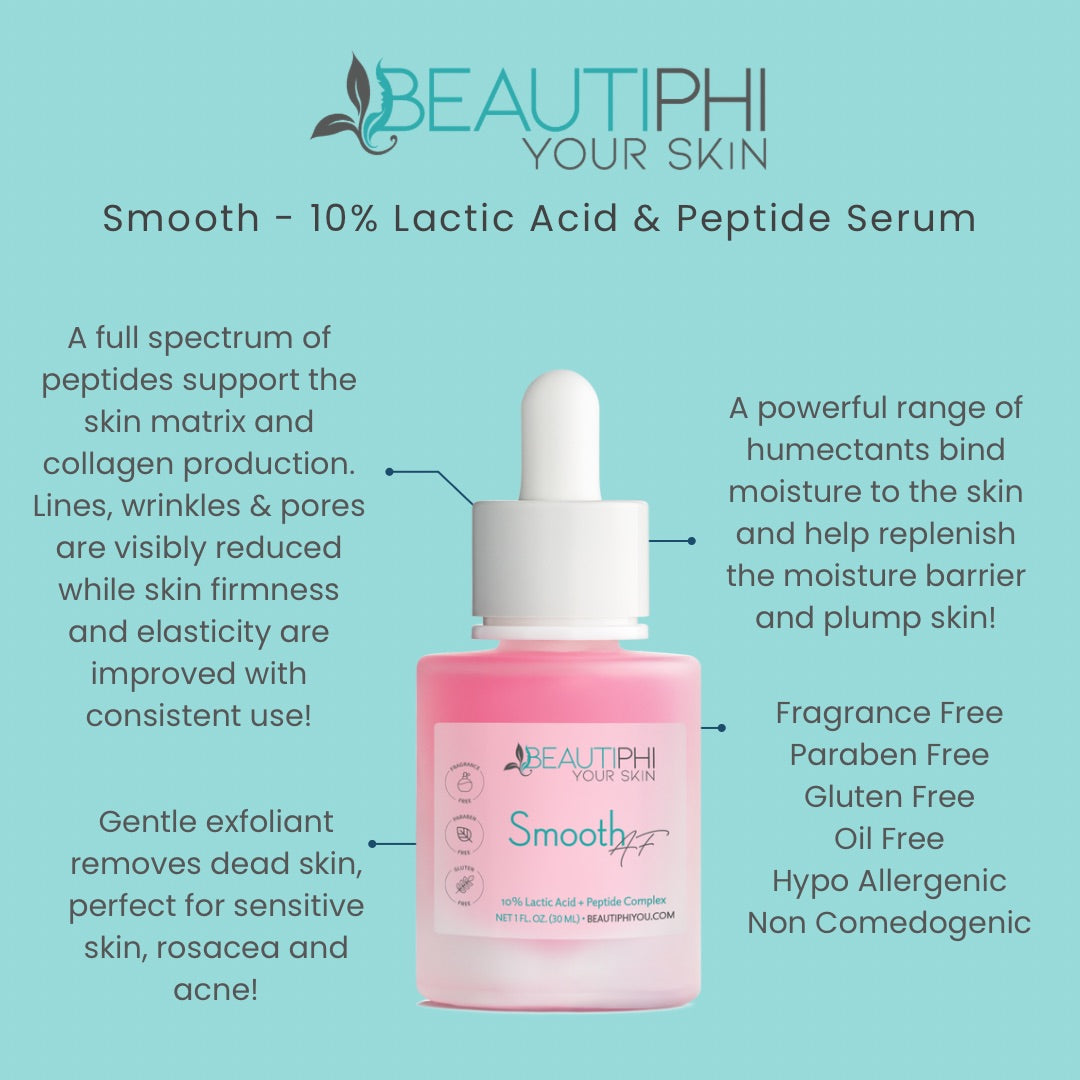 Smooth AF 10% Lactic Acid & Peptide Serum