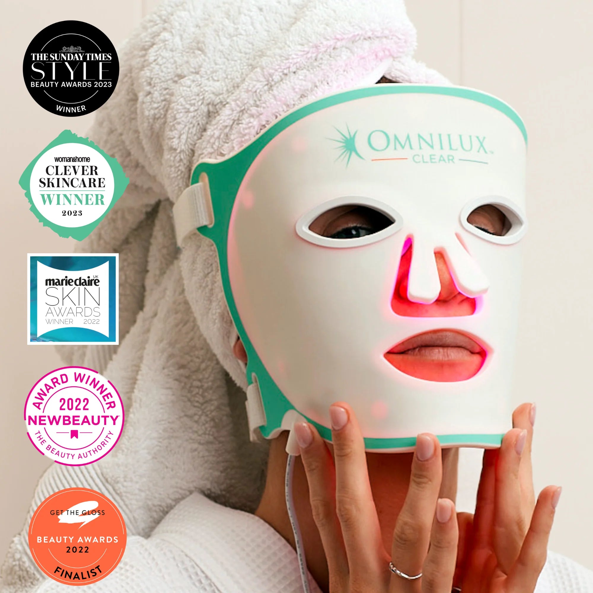 Omnilux Clear - Red &amp; Blue Light Mask